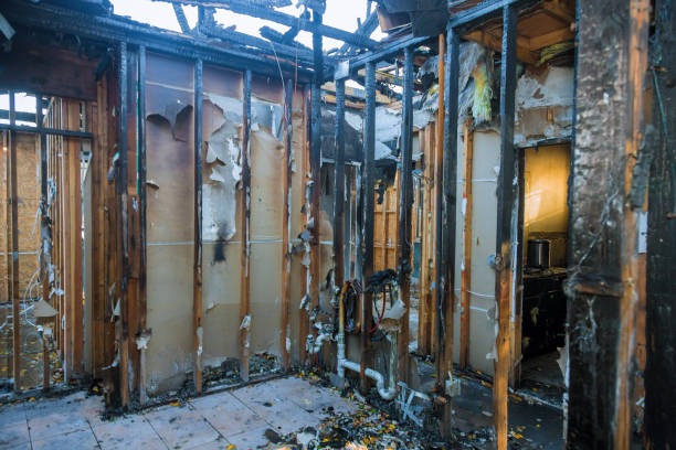 Professional Fire Damage Repair technician working in North Syracuse, NY